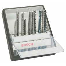 Набор пилок Bosch Robust Line Wood Expert, 10 шт