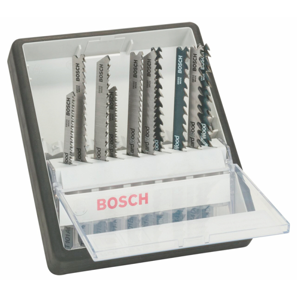 Набор пилок Bosch Robust Line Wood Expert, 10 шт