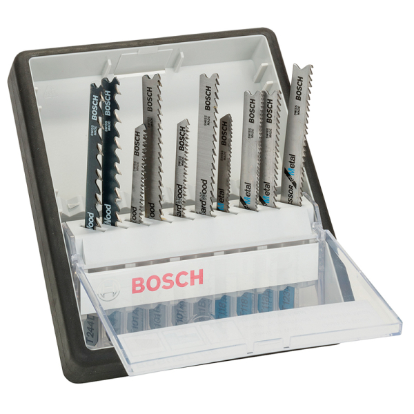 Набор пилок Bosch Robust Line Wood and Metal, 10 шт