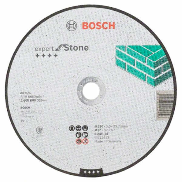 Круг отрезной Bosch Expert for Stone прямой 230×3 мм