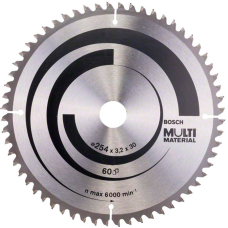 Пильный диск Bosch Multi Material 254 мм 60 зубов