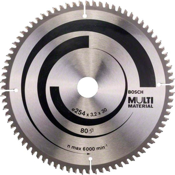 Пильний диск Bosch Multi Material 254 мм 80 зубців