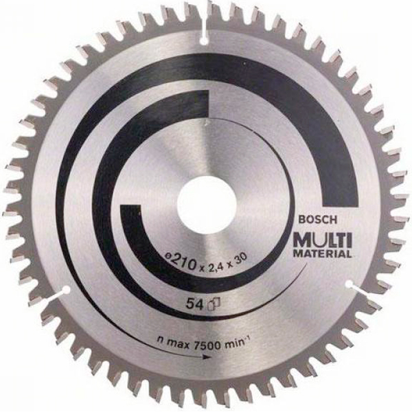 Диск Bosch Multi Material 210×2,4×30, 54 HTLCG