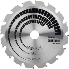 Пильный диск Bosch Construct Wood 230×30×2,8, 16 зубов