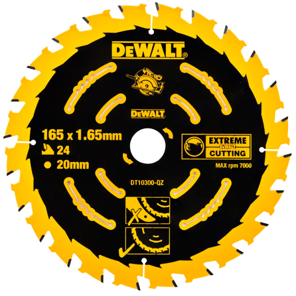 Пильный диск DeWALT DT10300, 165х20 мм