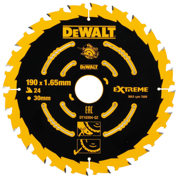 Пильный диск DeWALT DT10304, 190х30 мм