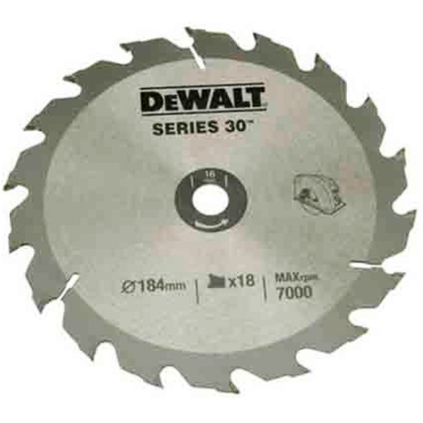 Пильный диск DeWALT DT1938, 184х16 мм