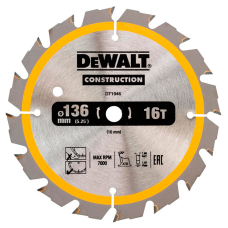 Пильный диск DeWALT DT1946, 136х10 мм