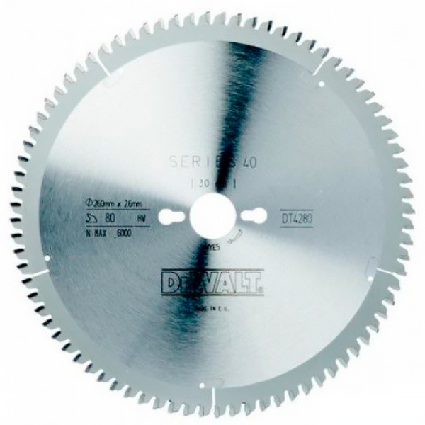 Пильный диск DeWALT DT4280, 260х30 мм