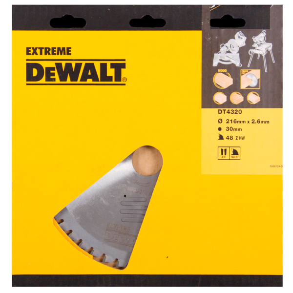 Пильный диск DeWALT DT4320, 216х30 мм