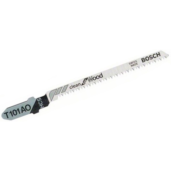 Пилка для лобзика Bosch по дереву T 101 AO, 1,4×83 мм, 3 шт