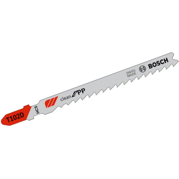 Пилка Bosch по пластику T 102 D, 4×100 мм, 3 шт