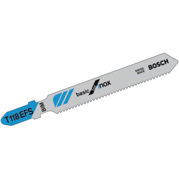Пилка Bosch по металлу T 118 EFS, 1,4×83 мм, 3 шт
