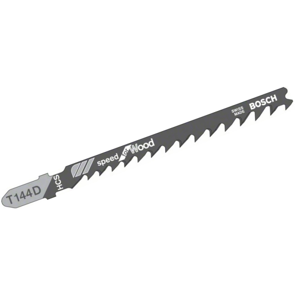 Пилка для лобзика Bosch по дереву T144D, 4-5,2×100 мм, 5 шт