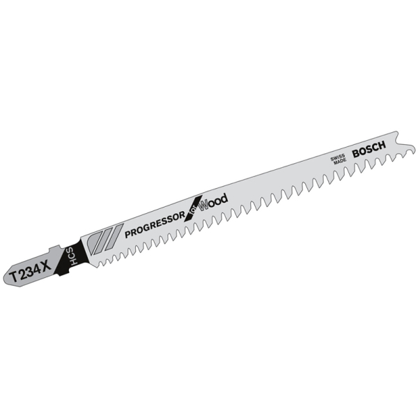 Пилка для лобзика Bosch по дереву T 234 X, 2-3×117 мм, 25 шт