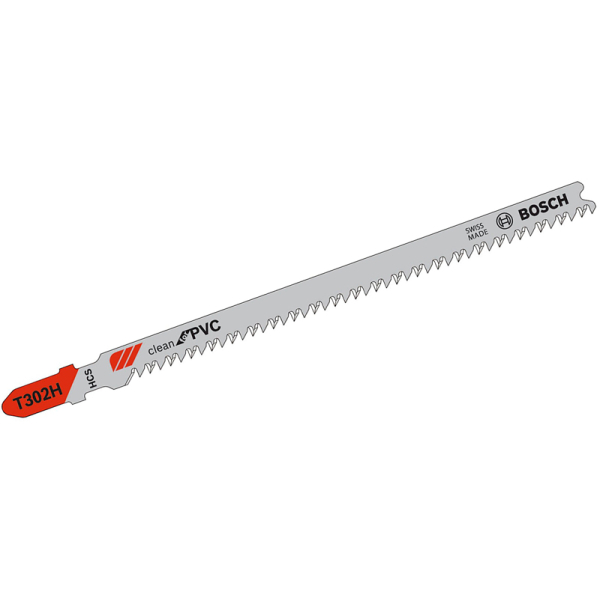 Пилка Bosch по пластику T 302 H, 2,3×132 мм, 3 шт
