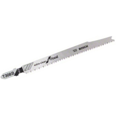Пилка для лобзика Bosch по дереву T 308 B, 2,2XC×117 мм, 3 шт
