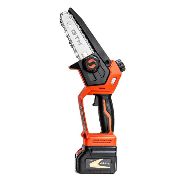 Акумуляторна ланцюгова пила GTM CS18/127BL KIT, 1×18 V 4.0 Ah, з/п