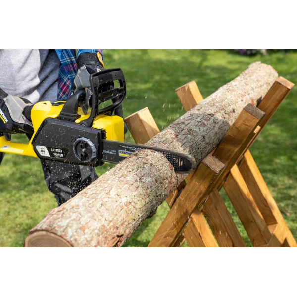 Акумуляторна ланцюгова пила Karcher CNS 18-30 Battery + садовий тример LTR 18-25 Battery, з акумулятором і з/п