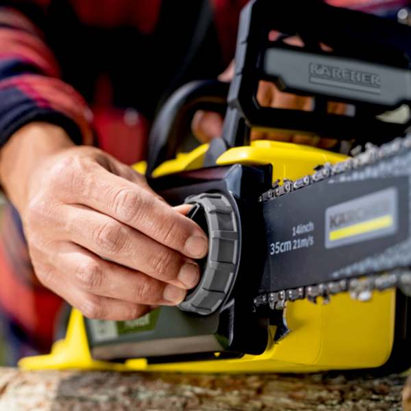 Аккумуляторная цепная пила Karcher CNS 36-35 Battery, 1×36 V 5.0 Ah, з/у