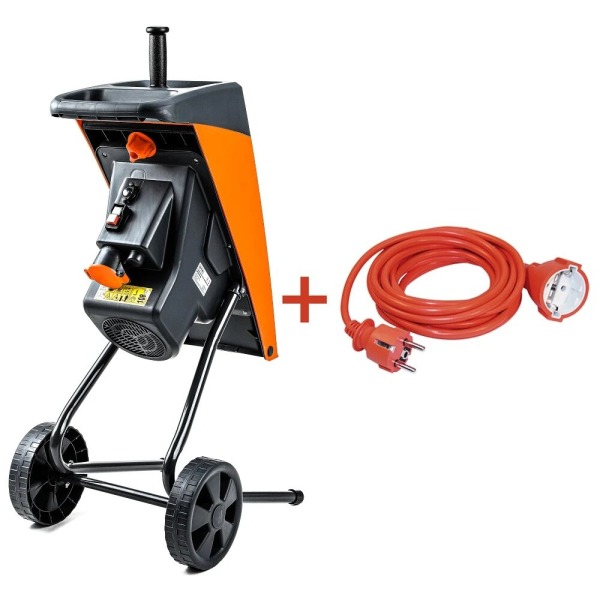 Подрібнювач садовий GTM DS2500/40_KIT + подовжувач 10 м
