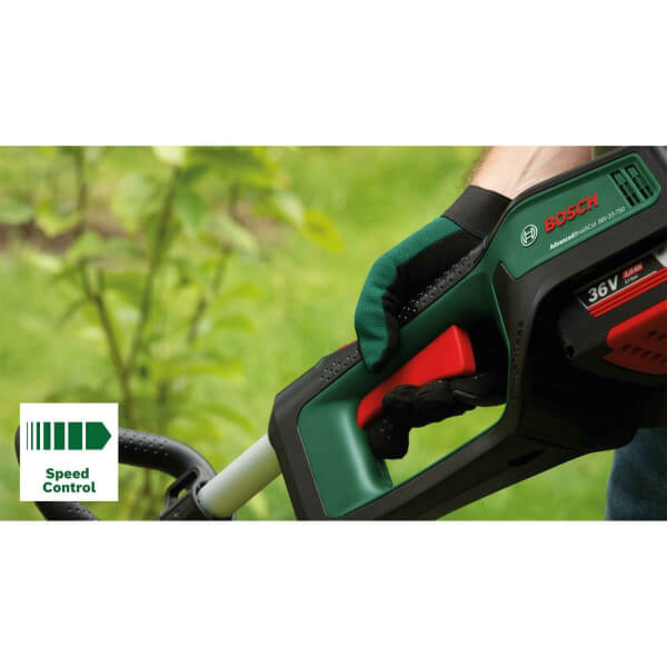 Акумуляторний тример Bosch AdvancedBrushcut 36V-23-750, 1x36 V 2.0 Ah, з/п AL 36V-20