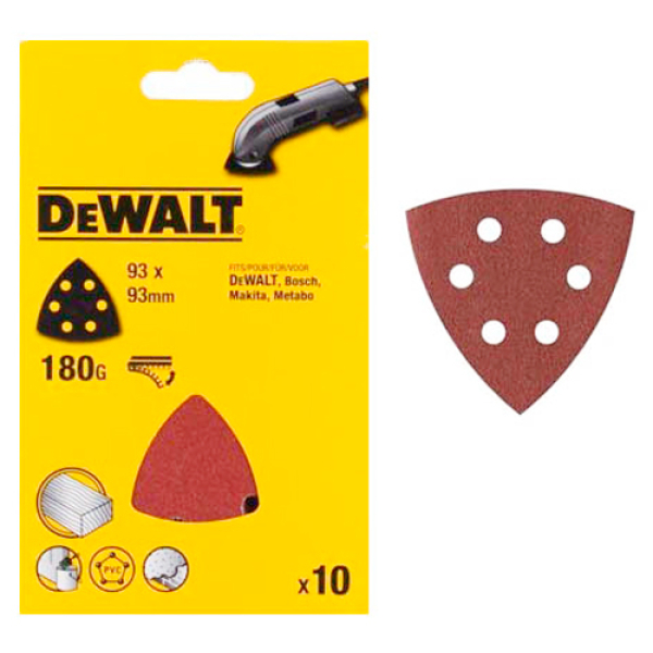 Шлифлисты DeWALT DT3094 K180, 10 шт