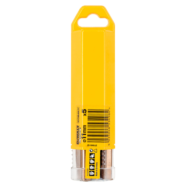 Спиральное сверло по металлу DeWalt 12×98×151 мм, 5 шт