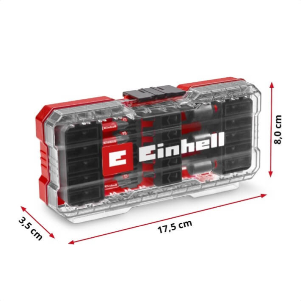Набір ударних біт і головок 28 шт, Einhell S-Case