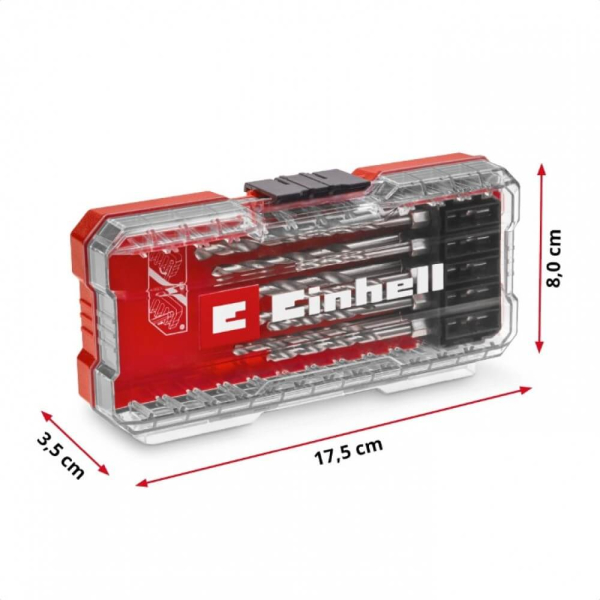 Набор сверл по металлу Einhell HSS, S-Case, 10 шт