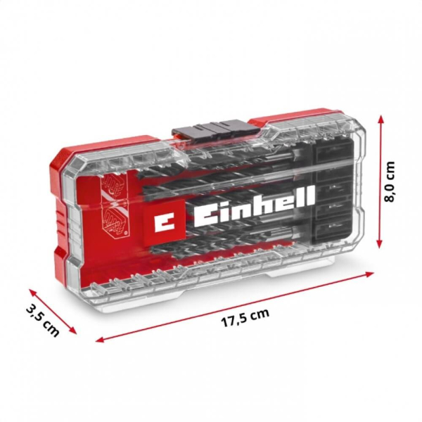 Набор сверл по дереву Einhell, S-Case, 10 шт