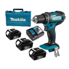 Акумуляторний ударний шуруповерт Makita DHP 482 RFE3, 3х3.0Ah, з/п, кейс