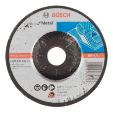 Круг зачистной Bosch Standard for Metal 125×6 мм, выпуклый