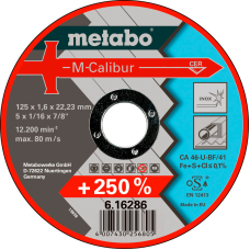 Відрізний круг Metabo M-Calibur Inox TF 41, 125x1,6x22,23 мм