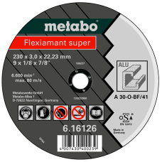 Отрезной круг Metabo Flexiamant Super TF 42, алюминий, 115x2,5x22,23 мм