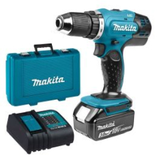 Аккумуляторная шуруповерт Makita DDF453RF, 1x18 V 3.0 Ah, з/у, в кейсе