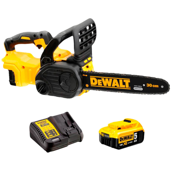 Аккумуляторная пила DeWalt DCM565P1, 1×18V 5.0 Ah, з/у
