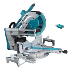 Аккумуляторная торцовочная пила Makita DLS211ZU, каркас, с модулем AWS