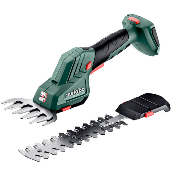 Акумуляторний кущоріз-газонні ножиці Metabo SGS 18 LTX Q, 1 акб Li-Power 18 V 2 Ah, з/п SC 30