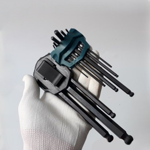 Набор ключей шестигранных Makita на держателе, 9 шт