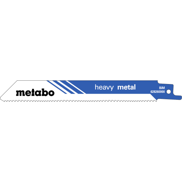 Сабельное полотно Metabo Heavy Metal 150х1.25 мм, 5 шт