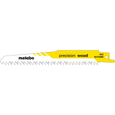 Сабельное полотно Metabo Precision Wood 150х1.25 мм, 5 шт