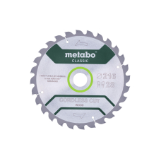 Пиляльний диск Metabo Cordless cut Classic HW/CT 216х1.8/1.2x30 Z28 WZ 5°