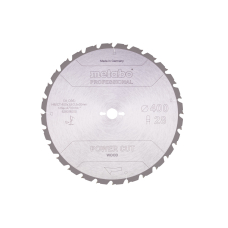 Пильный диск Metabo Power Cut Wood Professional 400х30, Z28 TZ 10°