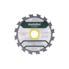 Пиляльний диск Metabo Power Cut Wood Classic 165х30, Z16 WZ 5° /B