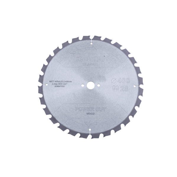 Пильный диск Metabo Power Cut Wood Classic 400х30 Z28 TZ 15°