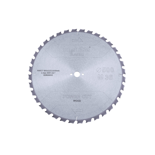 Пильный диск Metabo Power Cut Wood Classic 500х30 Z36 TZ 15°