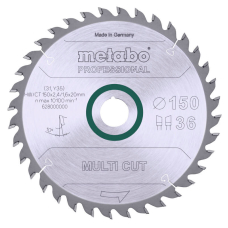 Пильный диск Metabo Multi cut - professional, 150x20, Z36 WZ 10°