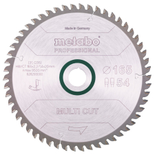 Пиляльний диск Metabo Multi cut - professional, 165x20 Z54 FZ/TZ 5°