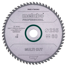 Пильный диск Metabo Multi cut - professional, 235x30, Z60 FZ/TZ 5°